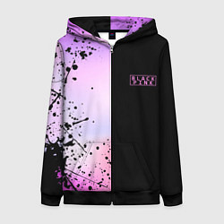 Женская толстовка на молнии BLACKPINK HALF COLORS