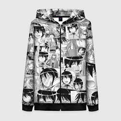 Женская толстовка на молнии Tsuki ga Michibiku Isekai Douchuu pattern