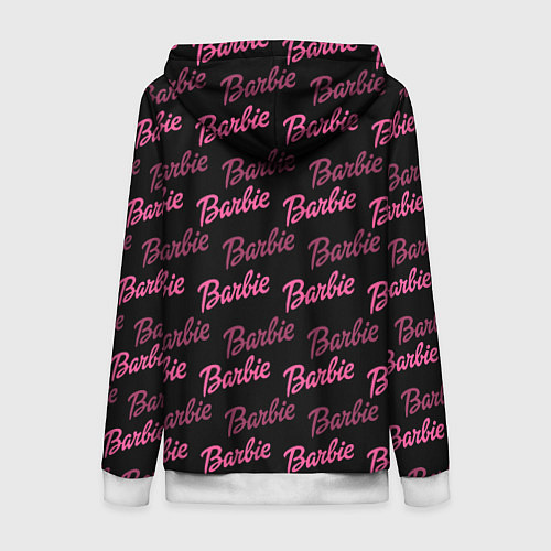Женская толстовка на молнии Barbie - Барби / 3D-Белый – фото 2