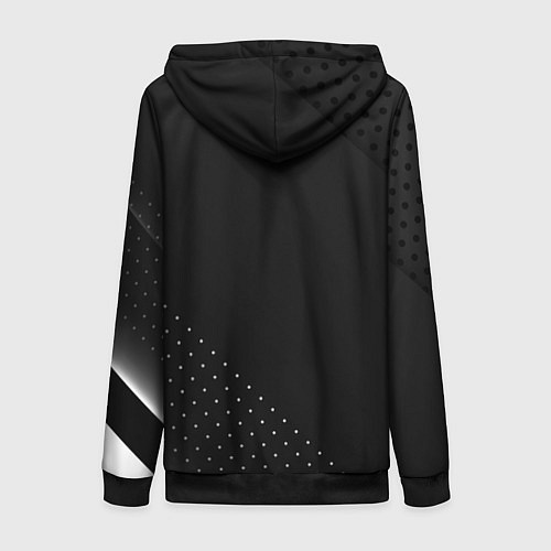 Женская толстовка на молнии Opel Карбон / 3D-Черный – фото 2