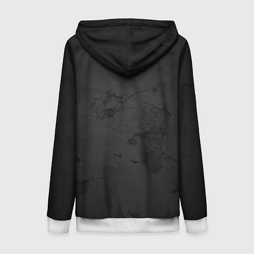 Женская толстовка на молнии Toyota cracks / 3D-Белый – фото 2