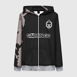 Толстовка на молнии женская Gaimin Gladiators Splash, цвет: 3D-меланж