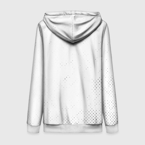 Женская толстовка на молнии The Sims glitch на светлом фоне вертикально / 3D-Белый – фото 2