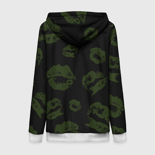 Женская толстовка на молнии Shrexy Shrek / 3D-Белый – фото 2