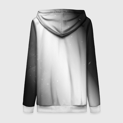 Женская толстовка на молнии The Last Of Us glitch на светлом фоне вертикально / 3D-Белый – фото 2