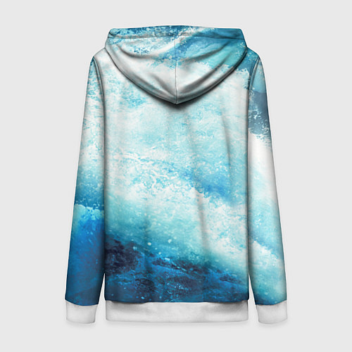 Женская толстовка на молнии Dota 2 - Morphling / 3D-Белый – фото 2