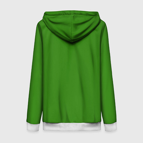 Женская толстовка на молнии Мишки персонажи из слово пацана / 3D-Белый – фото 2