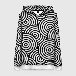 Женская толстовка на молнии Abstraction target