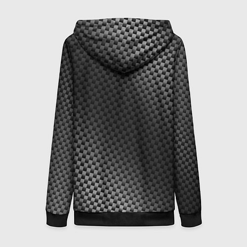 Женская толстовка на молнии Genesis sport carbon / 3D-Черный – фото 2