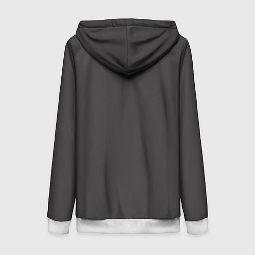 Женская толстовка на молнии Магическая битва Сукуна молнии / 3D-Белый – фото 2