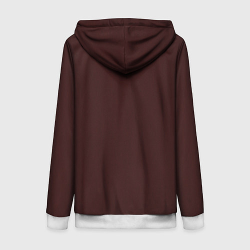 Женская толстовка на молнии Bad Omens / 3D-Белый – фото 2