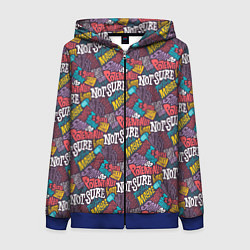 Женская толстовка на молнии Сомнения