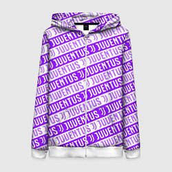 Женская толстовка на молнии Juventus pattern