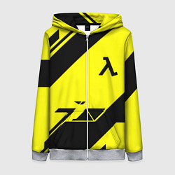 Женская толстовка на молнии Half life geometry