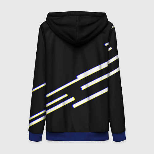 Женская толстовка на молнии Inter line fc / 3D-Синий – фото 2