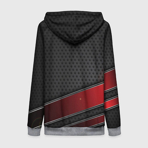 Женская толстовка на молнии Toyota auto car / 3D-Меланж – фото 2