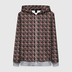 Женская толстовка на молнии Бронза