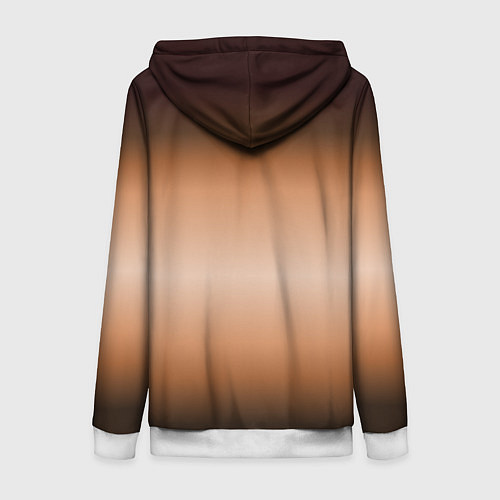 Женская толстовка на молнии Волки с надписью / 3D-Белый – фото 2