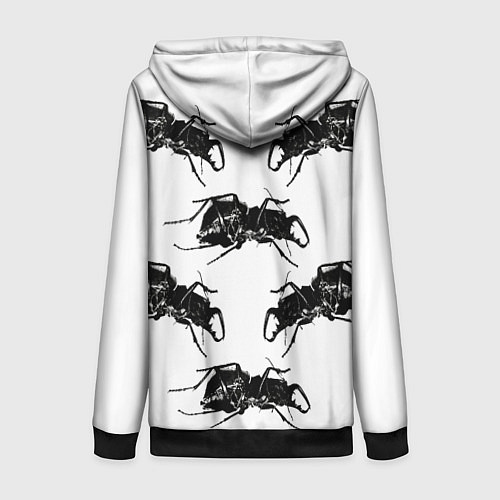 Женская толстовка на молнии Mezzanine / 3D-Черный – фото 2