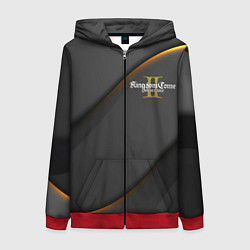 Толстовка на молнии женская Игра Kingdom Come: Deliverance 2, цвет: 3D-красный