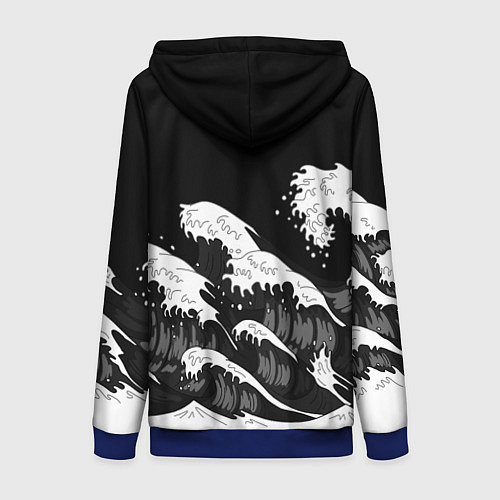 Женская толстовка на молнии Корпус бойни демонов - Kisatsutai / 3D-Синий – фото 2