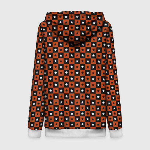 Женская толстовка на молнии Звёздная партия / 3D-Белый – фото 2