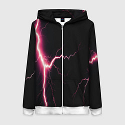 Женская толстовка на молнии Lightning pink