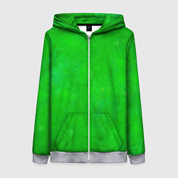 Женская толстовка на молнии Свет зелёного фонаря
