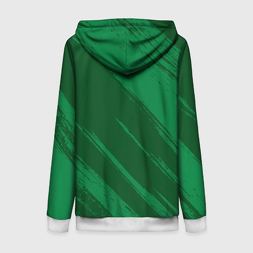 Женская толстовка на молнии Boston Celtics NBA basketball / 3D-Белый – фото 2