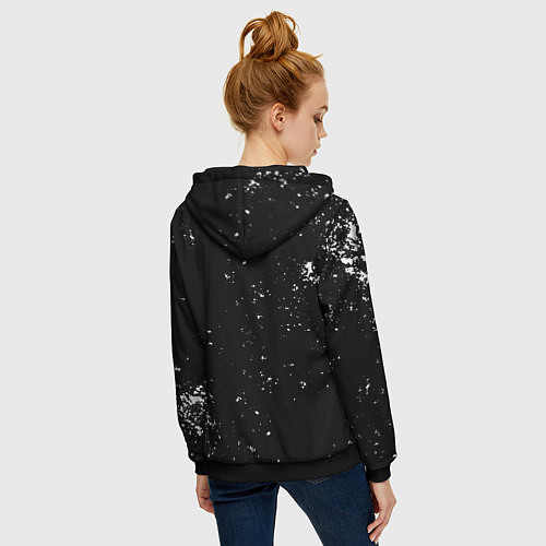 Женская толстовка на молнии Sesh / 3D-Черный – фото 4