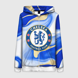 Женская толстовка на молнии Фк Челси