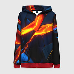 Женская толстовка на молнии Plate fractures