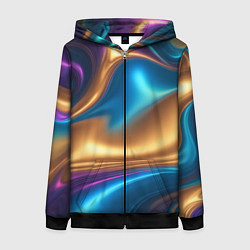 Женская толстовка на молнии Сплавы разноцветные