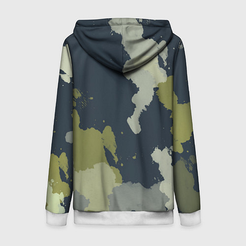 Женская толстовка на молнии One Piece / 3D-Белый – фото 2