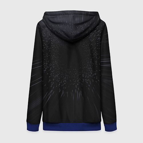 Женская толстовка на молнии Audi / 3D-Синий – фото 2