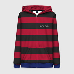 Толстовка на молнии женская Автограф Курта Кобейна, цвет: 3D-синий