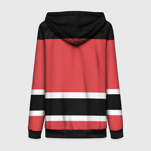 Женская толстовка на молнии New Jersey Devils / 3D-Черный – фото 2