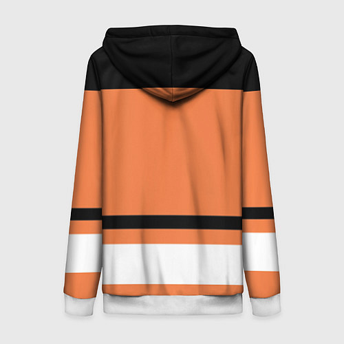 Женская толстовка на молнии Philadelphia Flyers / 3D-Белый – фото 2