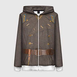 Женская толстовка на молнии Шинель