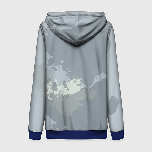 Женская толстовка на молнии One Punch Man Fist / 3D-Синий – фото 2