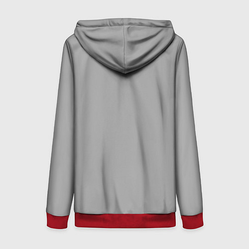 Женская толстовка на молнии No Game No Life / 3D-Красный – фото 2