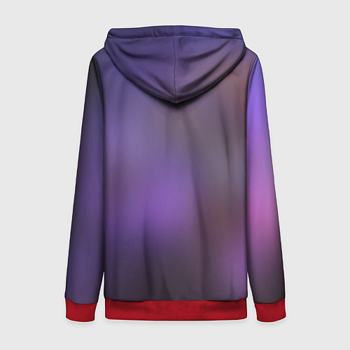 Женская толстовка на молнии Dark Seer / 3D-Красный – фото 2