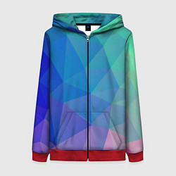 Женская толстовка на молнии Геометрия