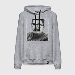 Толстовка-худи хлопковая женская Stalin: Style in, цвет: меланж