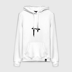 Женская толстовка-худи Hunt: Showdown Black Logo