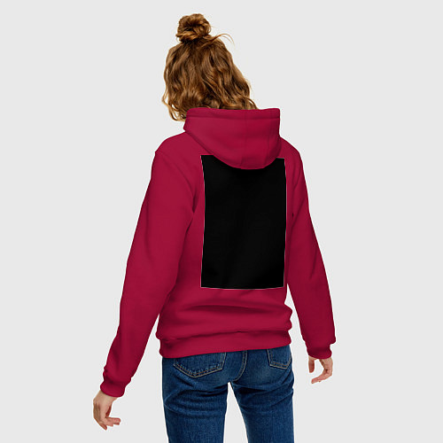 Женская толстовка-худи GEODEZZIST / Маджента – фото 4