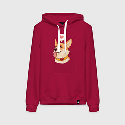 Женская толстовка-худи КОРГИ