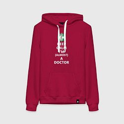 Женская толстовка-худи Keep calm I??m a doctor