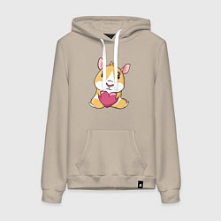 Женская толстовка-худи Морская Свинка