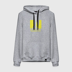 Женская толстовка-худи VANSAMA OFFICIAL Yellow